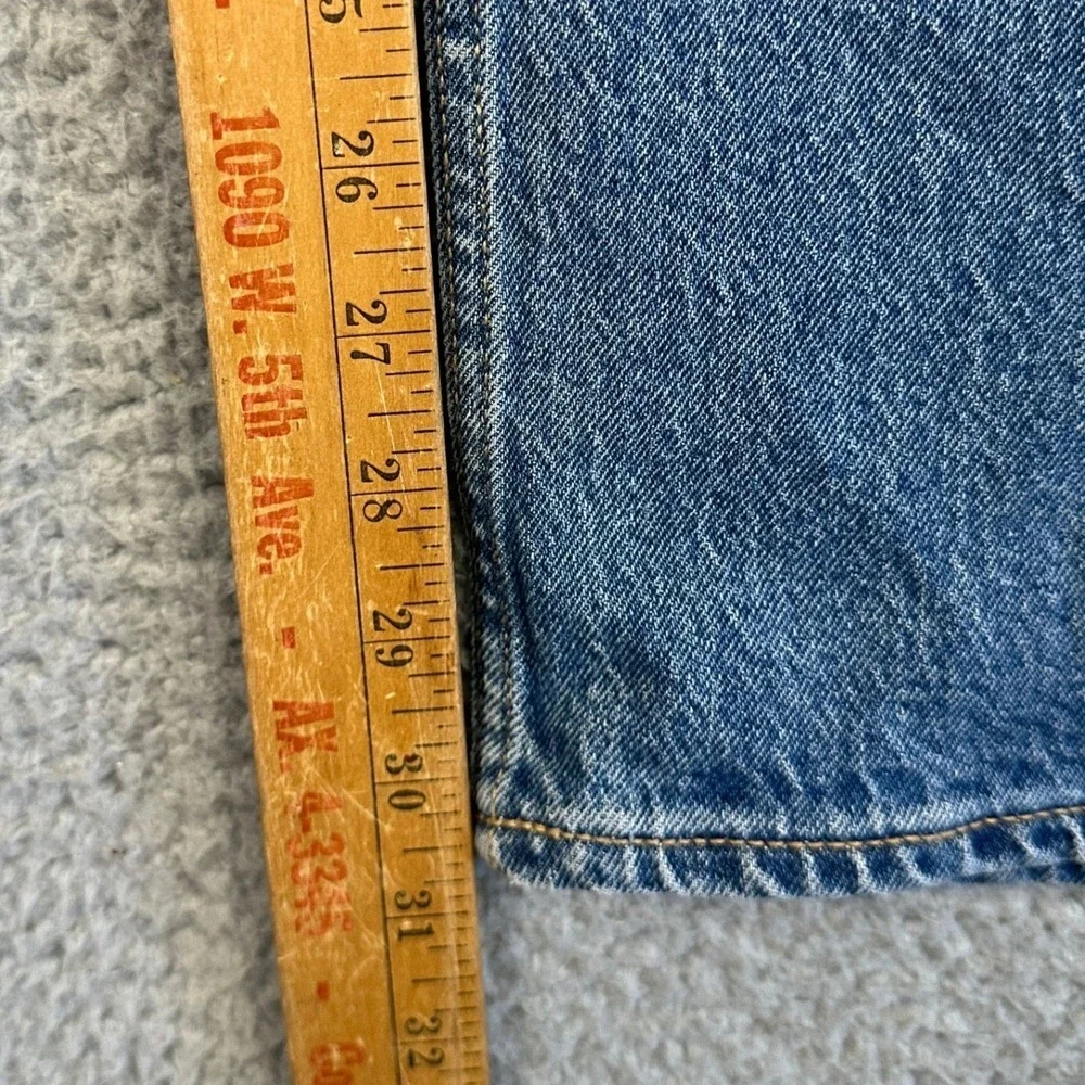 NEW Old Navy Jeans Womens 18 Blue Mid-Rise Wide Leg Distressed Stretch Denim